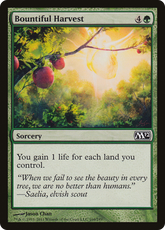 Colheita Abundante / Bountiful Harvest - Magic: The Gathering - MoxLand